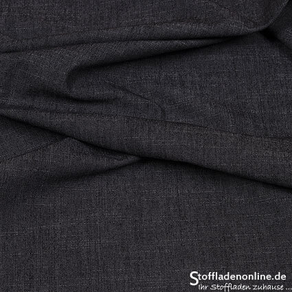 Stretch jeans fabric "Gina Jeans" black - Hilco
