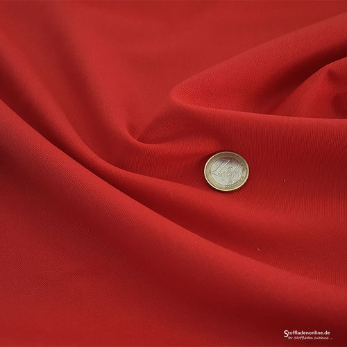 Wool blend gabardine fabric red