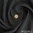Wool blend gabardine fabric dark grey melange