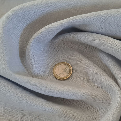 Bio Leinen (Enzym gewaschen) Hilco - Hellgrau