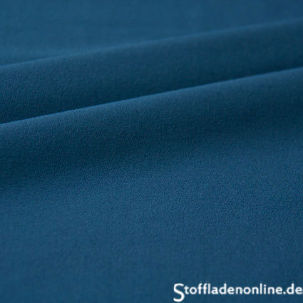 Stretch Viskose Krepp matt petrol - Toptex