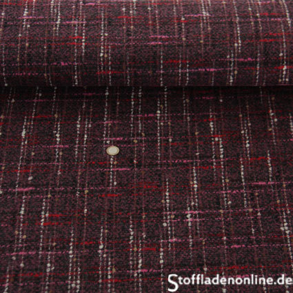 Hilco grob gewebter Karostoff "Sodo Rosso"