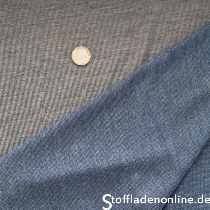 Hilco Doubleface Jersey "Stenay" blau