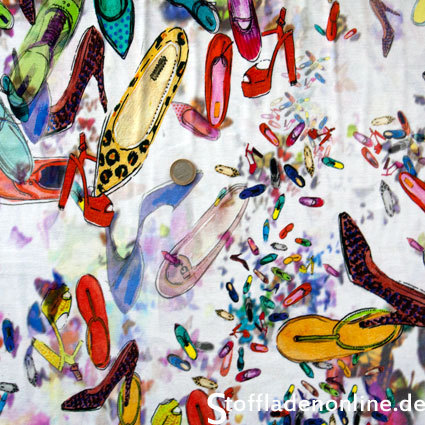 Hilco Viskose Jersey "Schuhtick"