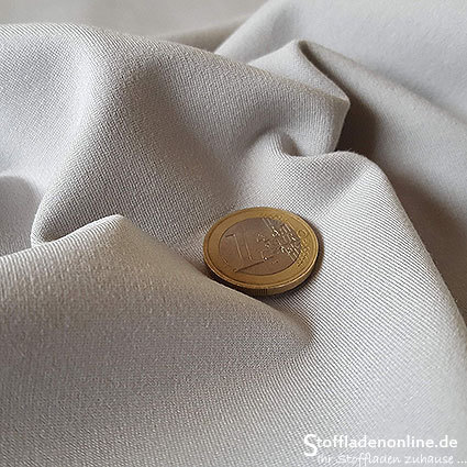 Baumwolljersey Stoff Weiß Baumwolle Jersey Bi-Stretch Bekleidung Deko Unifarbe 