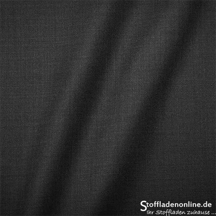 Wool fabric - Merino wool S120 - dark grey