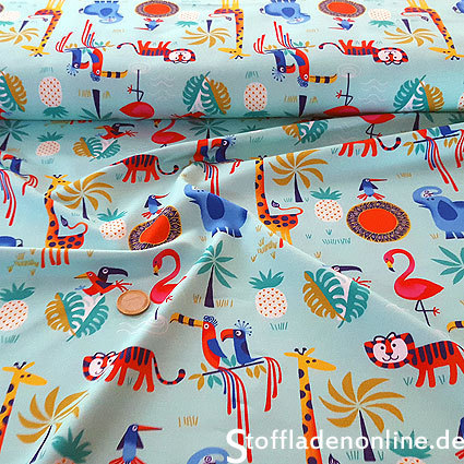 Hilco Baumwolle Jersey Stoff “Shirt Safari”