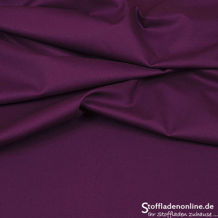 Stretch poplin fabric violet
