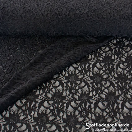 Hilco Stretch Spitze “Lace” schwarz