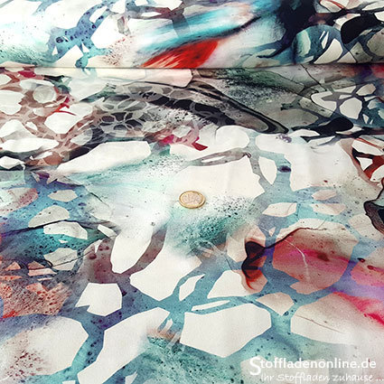 Inkjet Viskosejersey “Hononga”