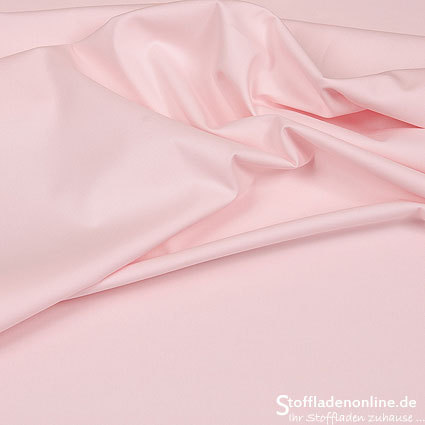Stretch poplin fabric soft rose