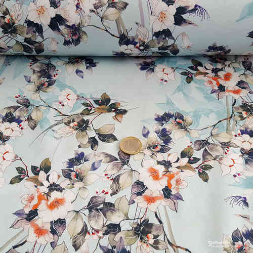 Hilco Stretch Baumwollstoff satiniert "Cucuta"