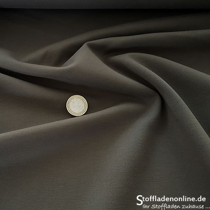 Remnant piece 45cm | Heavy jersey fabric olive grey