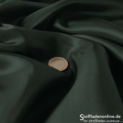 Cupro lining fabric dark green - Bemberg