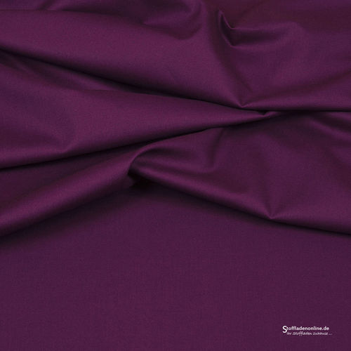 Reststück 45cm | Stretch Popeline Violett