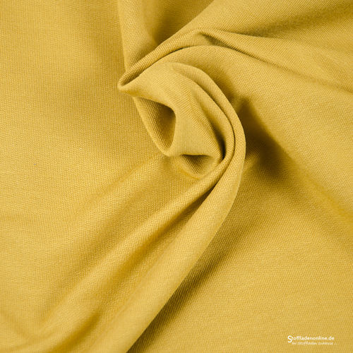 Modal sweat jersey fabric honey yellow - Hilco