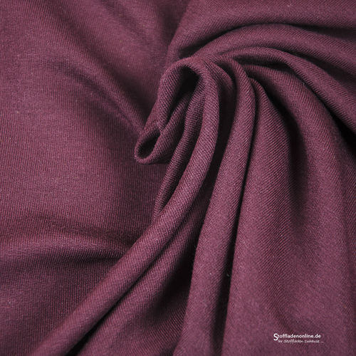 Modal sweat jersey fabric middle violet - Hilco
