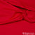 Remnant piece 111cm | Stretch poplin fabric warm red