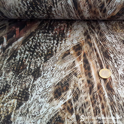 Remnant piece 92cm | Stretch cotton fabric "Chelinda"