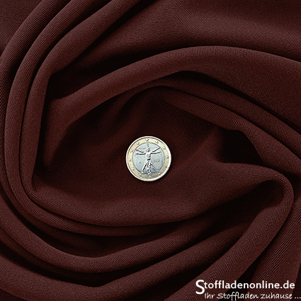 Stretch gabardine blend fabric maroon