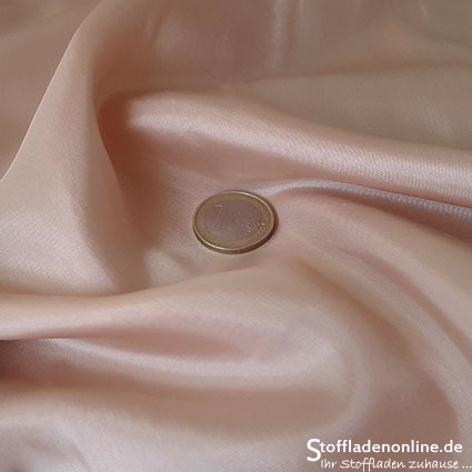 Remnant piece 125cm | Stretch cupro lining nude - Bemberg
