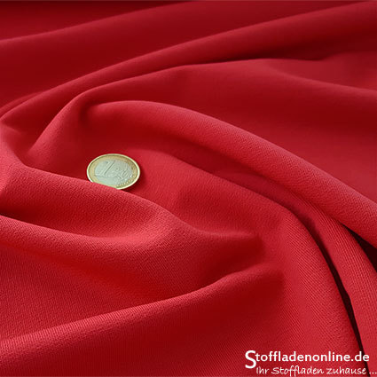 Reststück 82cm | Sweatshirt Baumwoll Jersey Rot