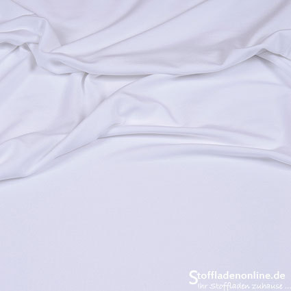 Remnant piece 125cm | Viscose jersey white - Hilco