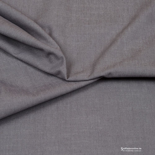 Remnant piece 99cm | Stretch jeans fabric "Gina Jeans" light grey - Hilco