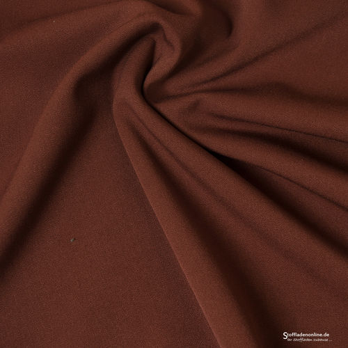 Remnant piece 50cm | Stretch gabardine blend fabric maroon