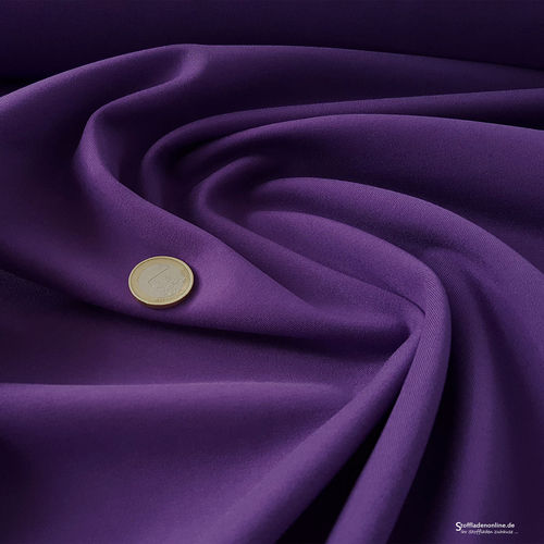 Remnant piece 97cm | Heavy jersey fabric violet