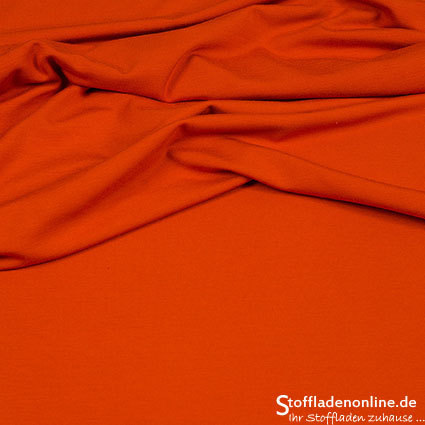 Reststück 139cm | Viskose Jersey Warm Orange - Hilco