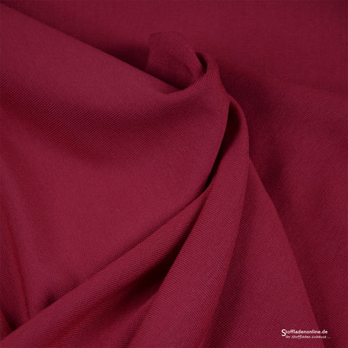 Modal sweat jersey fabric warm red - Hilco