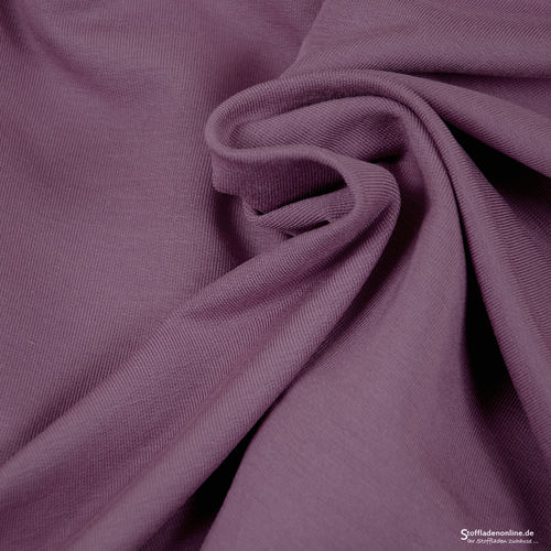 Modal sweat jersey fabric lilac - Hilco