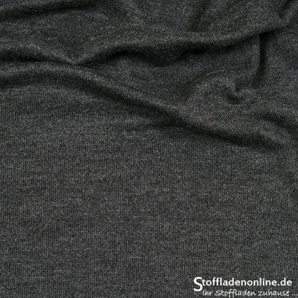 Fine merino wool knit "Maglia" dark grey - Hilco