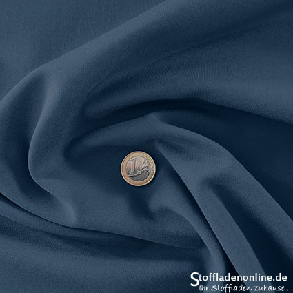 Heavy jersey fabric indigo blue