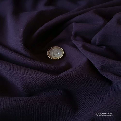 Reststück 130cm | Baumwoll Jersey Violett - Toptex