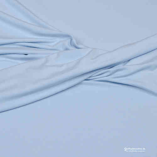 Reststück 100cm | Viskose Jersey Eisblau - Hilco