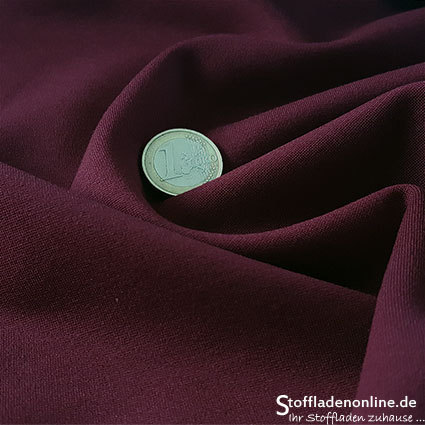 Remnannt piece 107cm | Heavy jersey fabric burgundy red