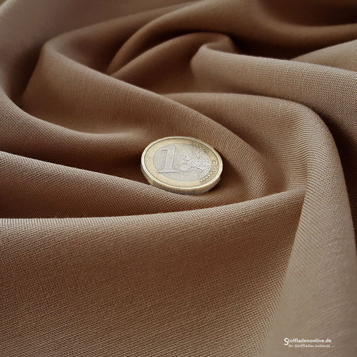 Remnant piece 63cm | Heavy jersey fabric camel