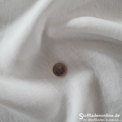 Organic hemp fabric woven - off white