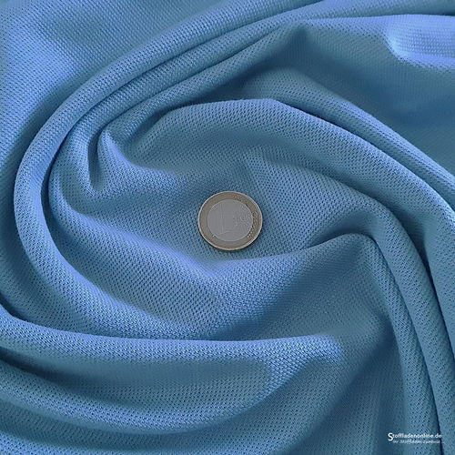 Single piqué organic cotton - denim blue
