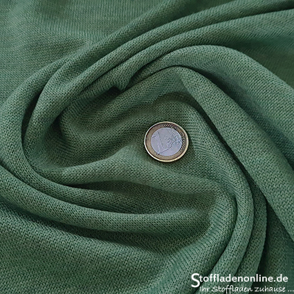 Fine merino wool knit "Maglia" pale green - Hilco