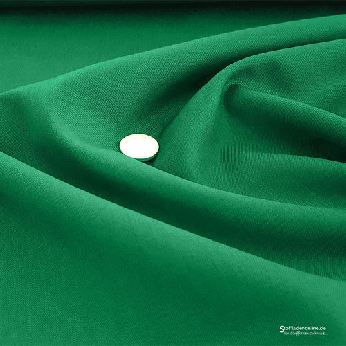Remnant piece 176cm | Wool blend gabardine fabric green