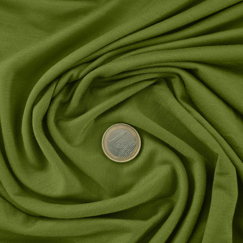 Bamboo jersey fabric grass green - Toptex