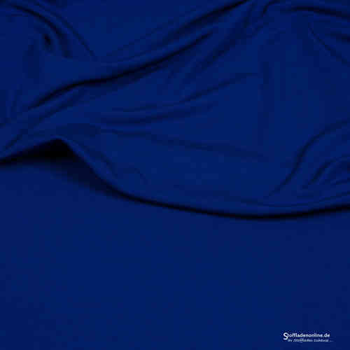 Remn. piece 87cm | Viscose jersey cobalt blue - Hilco