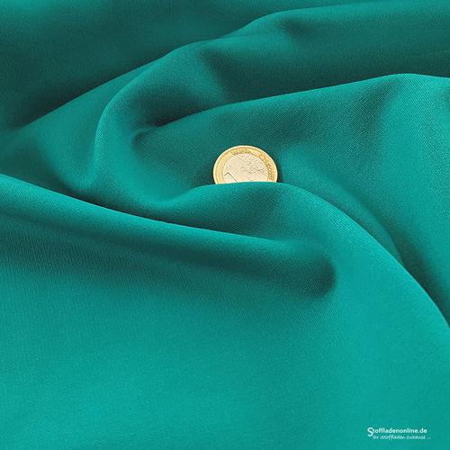 Remnant piece 180cm | Heavy jersey fabric turquoise green
