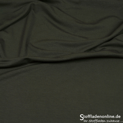 Remnant piece 160cm | Viscose jersey dark green - Hilco