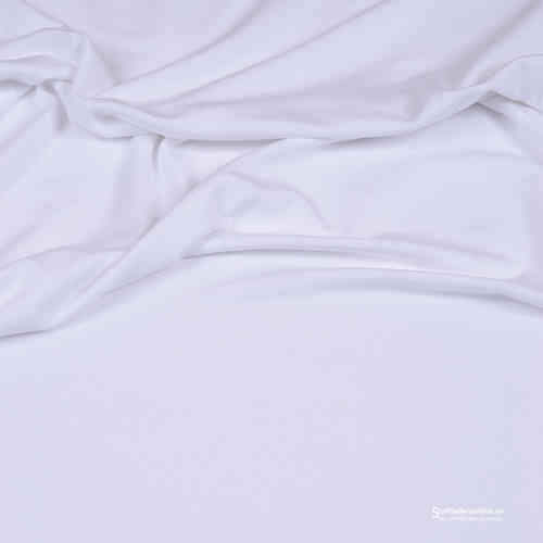 Remnant piece 90cm | Viscose jersey white - Hilco