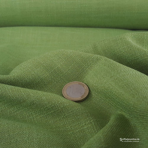 Remnant piece 160cm | Stretch linen fabric lime green