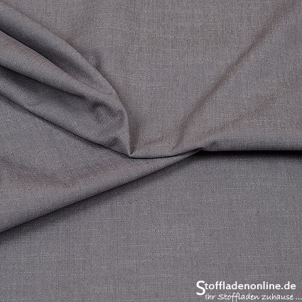 Remnant piece 95cm | Stretch jeans fabric "Gina Jeans" light grey - Hilco